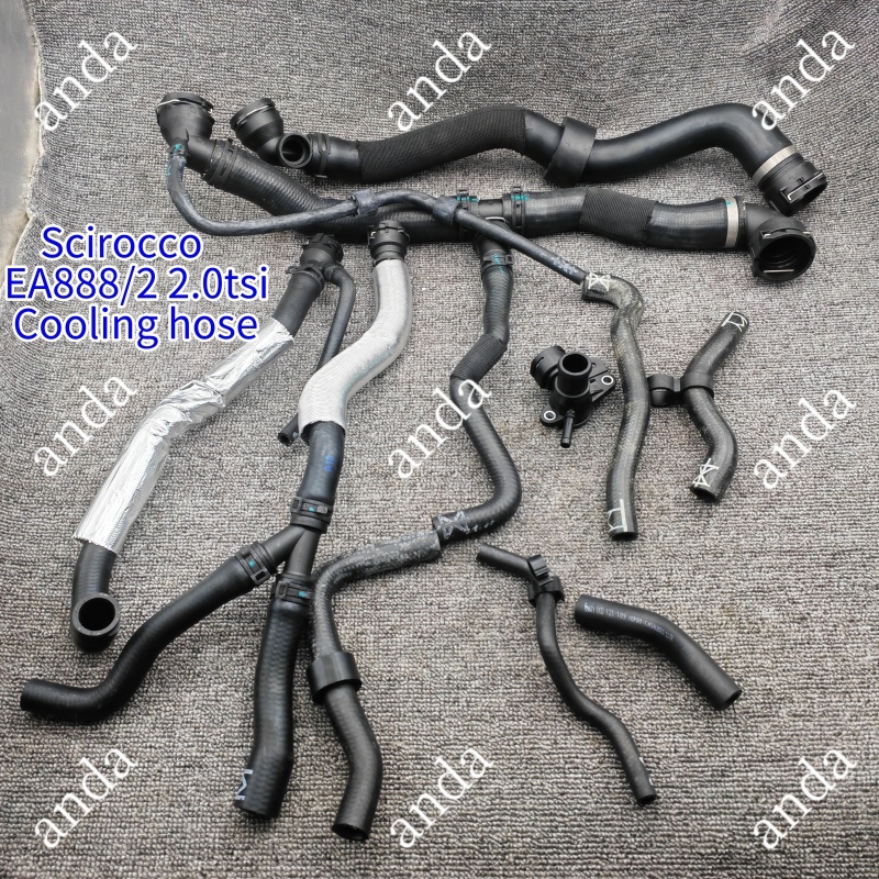 Volkswagen COOLING HOSE 10pcs Volkswagen COOLING HOSE EA888 gen2 2.0 TSI Scirocco HOSE Scirocco COOL