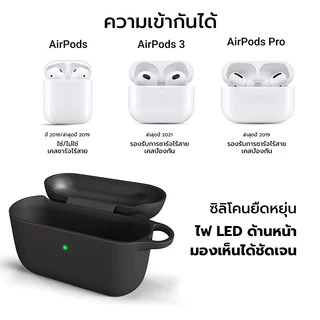 Osgeer สําหรับ AirPods Pro 2 / AirPods 3 4, ซิลิโคนป้องกันเต็มรูปแบบ AirPods ผิว Soft Shell Shock-Absorbing ป้องกัน Full-Body พวงกุญแจ - XYW0314