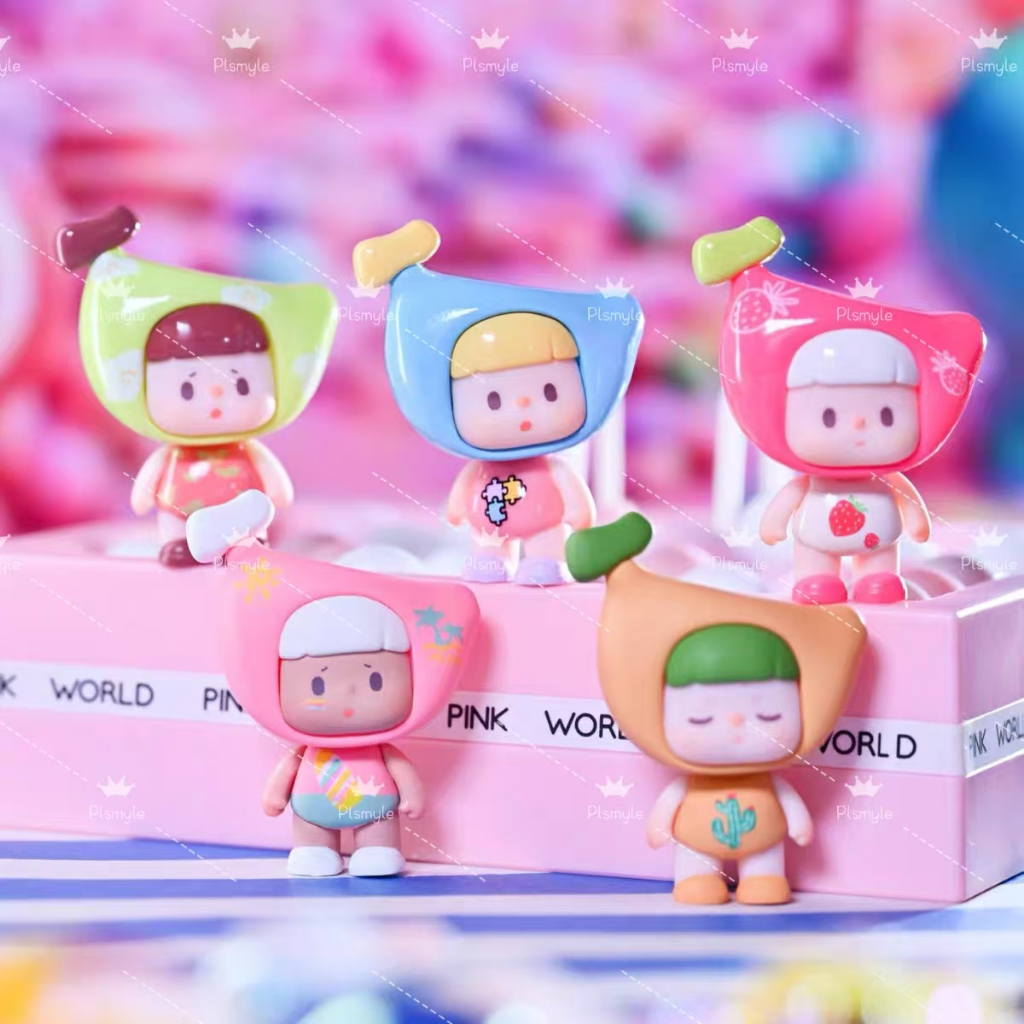 [Buer Banana Groups] Buer Banana Mini Figures Groups (ของแท้) Series Rale Deal อินเทรนด์เล่นของขวัญข