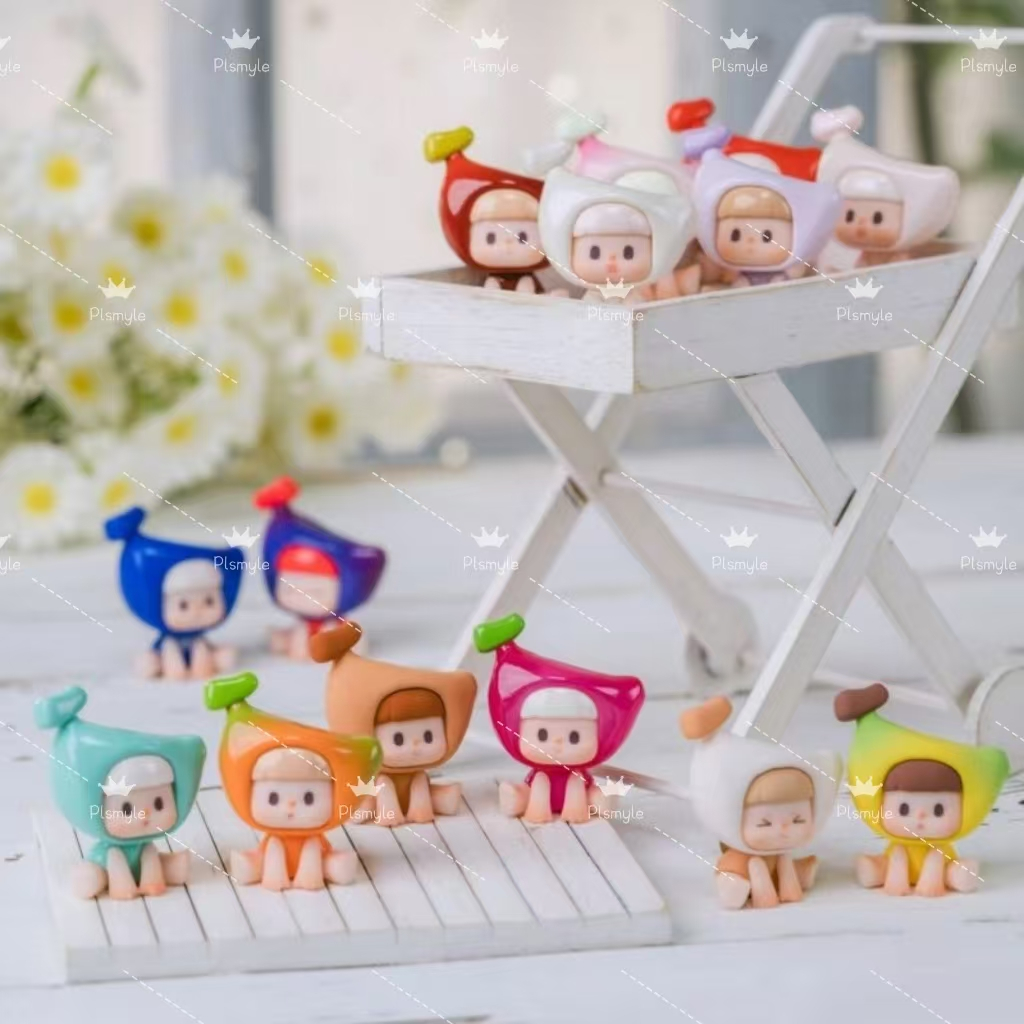 [Buer Banana Groups] Buer Banana Mini Figures Groups (ของแท้) Series Rale Deal อินเทรนด์เล่นของขวัญข