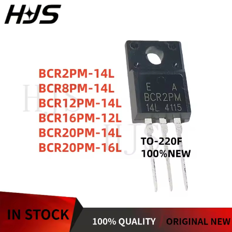 10 ชิ้น 100% ใหม่ BCR12PM-14L BCR8PM-14L BCR20PM-16L BCR16PM-12L BCR20PM-14L BCR2PM-14L TO-220F Bipi