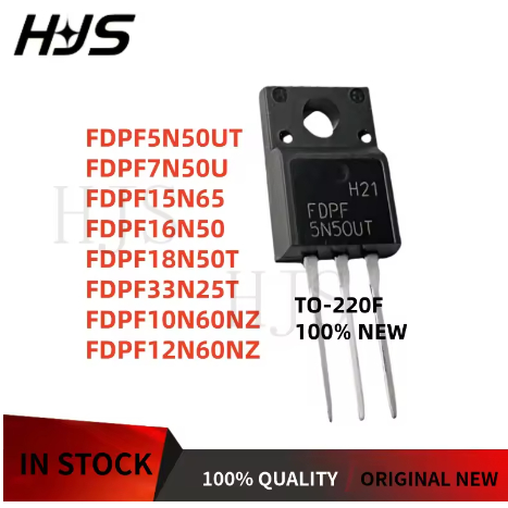 10 ชิ้น/ล็อต FDPF16N50 FDPF15N65 FDPF10N60NZ FDPF33N25T FDPF12N60NZ FDPF7N50U FDPF18N50T FDPF5N50UT-
