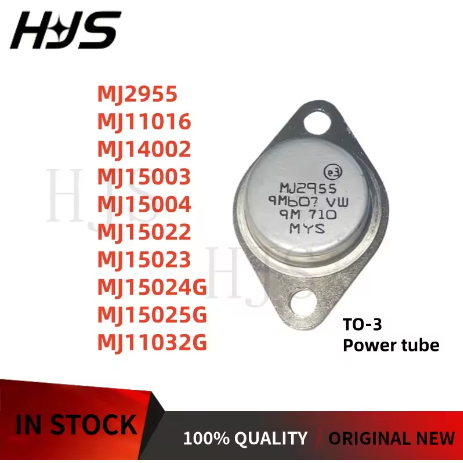 5 ชิ้น/ล็อต MJ11016 MJ15023 MJ15025G MJ15024G MJ2955 MJ15004 MJ15022 MJ11032G MJ14002 MJ15003 TO-3 1