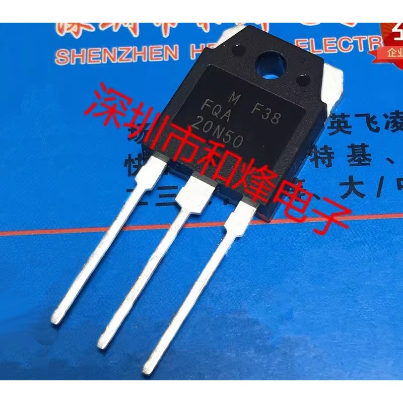 2 ชิ้น FQA20N50 TO-3P 20A/500V N-Channel MOSFET ทรานซิสเตอร์ใหม่เดิม
