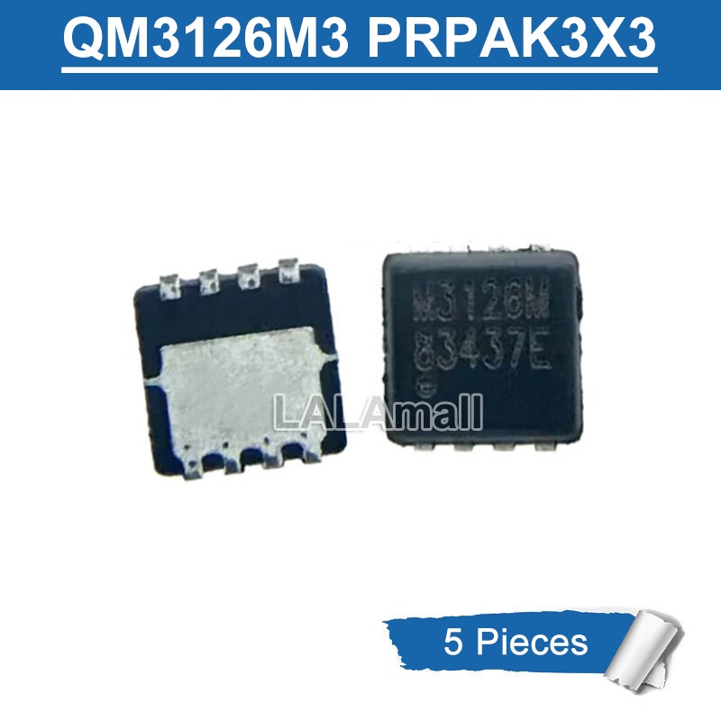 5pcs M3126M QM3126M3 PRPAK3X3 SMD 30V/32A N-Channel Fast Switching MOSFET ใหม่เดิม