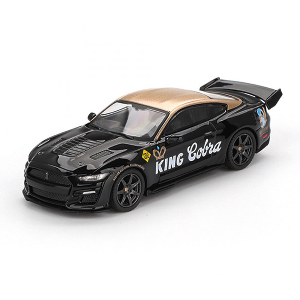 Mini GT MGT01130-L 1130 1/64 Shelby GT500 Dragon Snake Concept Black Gold LHD Diecast Scale รถ