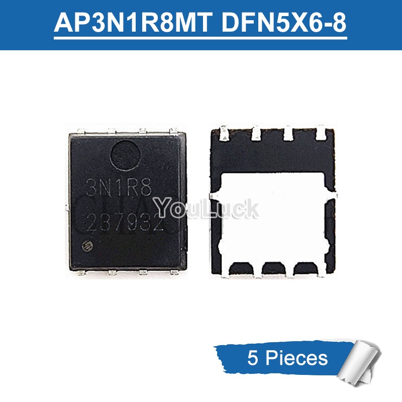 5 ชิ้น AP3N1R8MT 3N1R8 DFN 5X6-8 30V/65A N-Channel MOSFET ใหม่เดิม