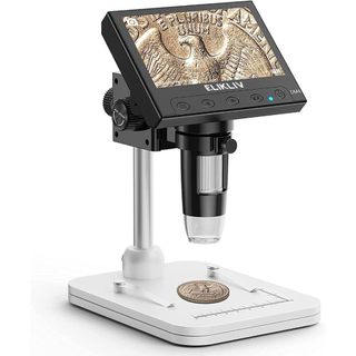 [Local stock]TOMLOV USB Rechargeable 1000X 4.3" Digital Coin Repairing Soldering Microscope Video Magnifier Windows/MacBook LED Lights