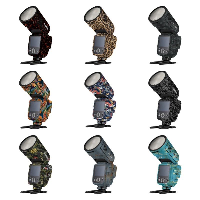 สติกเกอร์ป้องกันแฟลช Godox V100 เหมาะสําหรับสติกเกอร์ Godox V100, ตัวป้องกันแฟลช Godox, อุปกรณ์เสริม