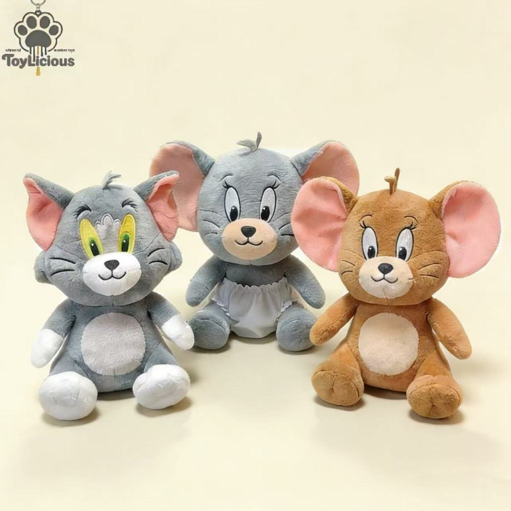 กล่องของขวัญของเล่นตุ๊กตาแมวและหนู Tom and Jerry | Tom Cat และ Jerry Mouse CP รวมของขวัญวันเกิดของแท