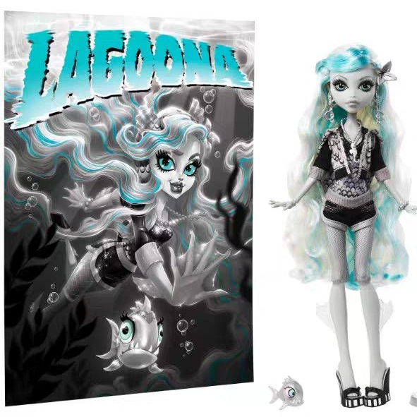 ราคาเข็ม!Monster High Black White Series Limited Reel Drama Series < หลังกรีดร้อง > Style Tribute Cl