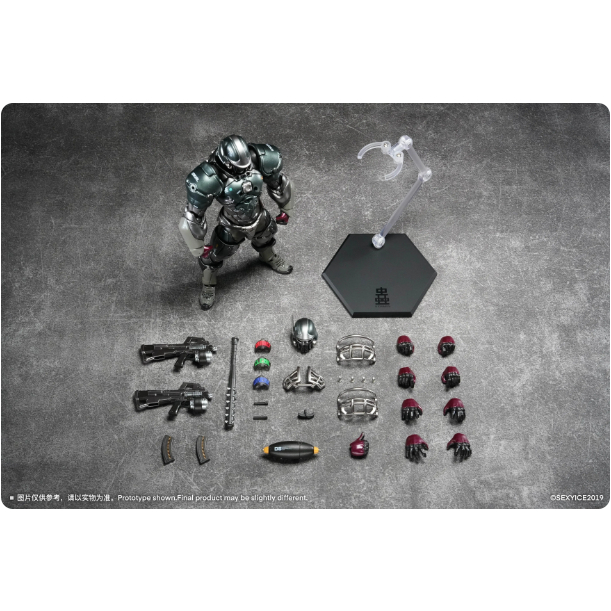 SEXYICE2019 PURE.ICE Unkwal People (UNKVAL) Crusher - Cobra Strike Team Type Action Figure