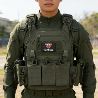 🚙ส่งไว ส่งจากไทย⚡ARTEX AV-8123 เวสต์แทคติคอล 1000D กันน้ำ มัลติฟังก์ชัน ใช้ฝึกซ้อม CS
