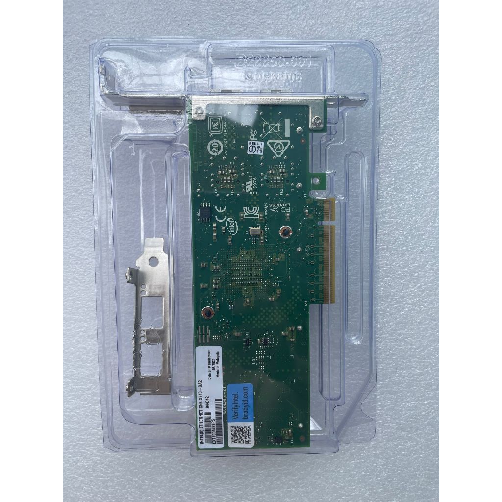[คลังสินค้าพร้อม] intel Original Factory x710-da2 intelX710-AT2 ชิปพอร์ตคู่ SFP 10G การ์ดเครือข่าย M