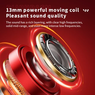 หูฟัง Coca-Cola CX01 หูฟังชนิดใส่ในหู Bluetooth 6.0 เสียงรอบทิศทางพร้อมไมโครโฟน