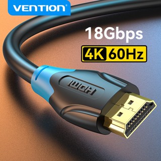 Vention สาย HDMI 2.0 4K@60Hz HDR 3D Vision Audio Sync ไร้อาก…