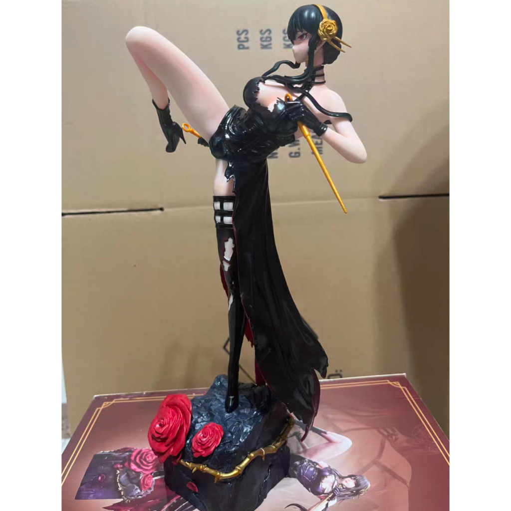 2.0 เต็มรูปแบบสไตล์ Spy Play House รูปปั้น Combat Group Yorfojie รูปรูปปั้นเล่นของขวัญประติมากรรมหัวเดียวไม่มีหัวเปลี่ยน - รูปที่ 2