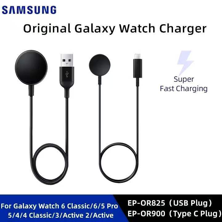 สายชาร์จไร้สายสําหรับ Samsung Galaxy Watch 5 4 Classic Active Magnetic USB แท่นชาร์จ 2 in 1