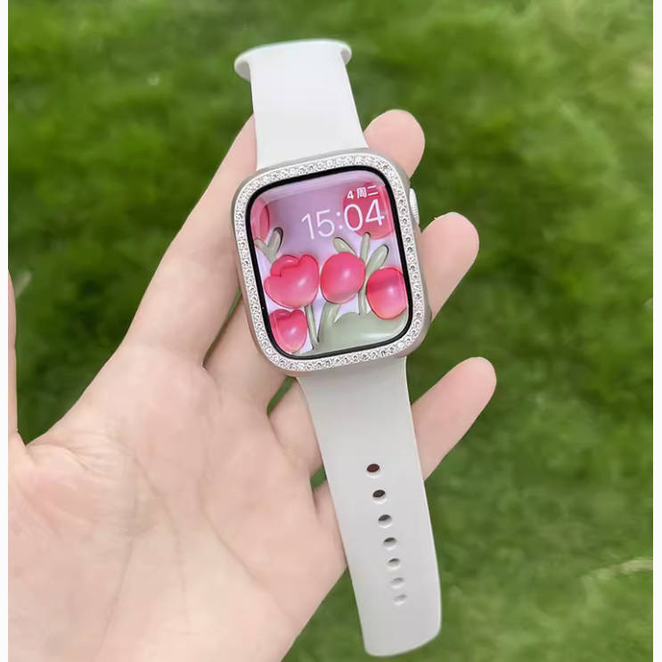 Starlight สายเพชรสําหรับ Amazfit Bip 6 สายคล้อง Bling Amazfit Bip 6 กรณีนุ่ม Huami Bip 6 สายคล้องป้อ