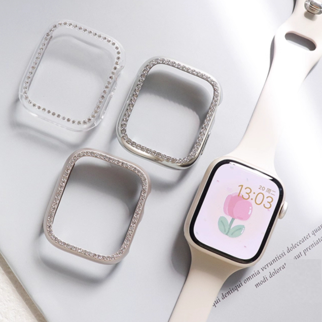 Starlight สําหรับ Amazfit Bip 6 สายคล้อง Bling Amazfit Bip 6 กรณีนุ่ม Huami Bip 6 สายคล้องป้องกันเพช