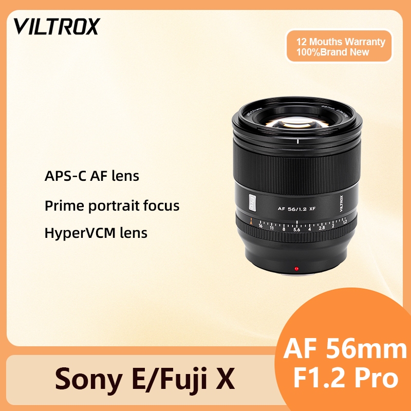 Viltrox 56mm F1.2 PRO โฟกัสอัตโนมัติ AF APS-C รูรับแสงขนาดใหญ่ Prime Portrait เลนส์กล้องสําหรับกล้อง