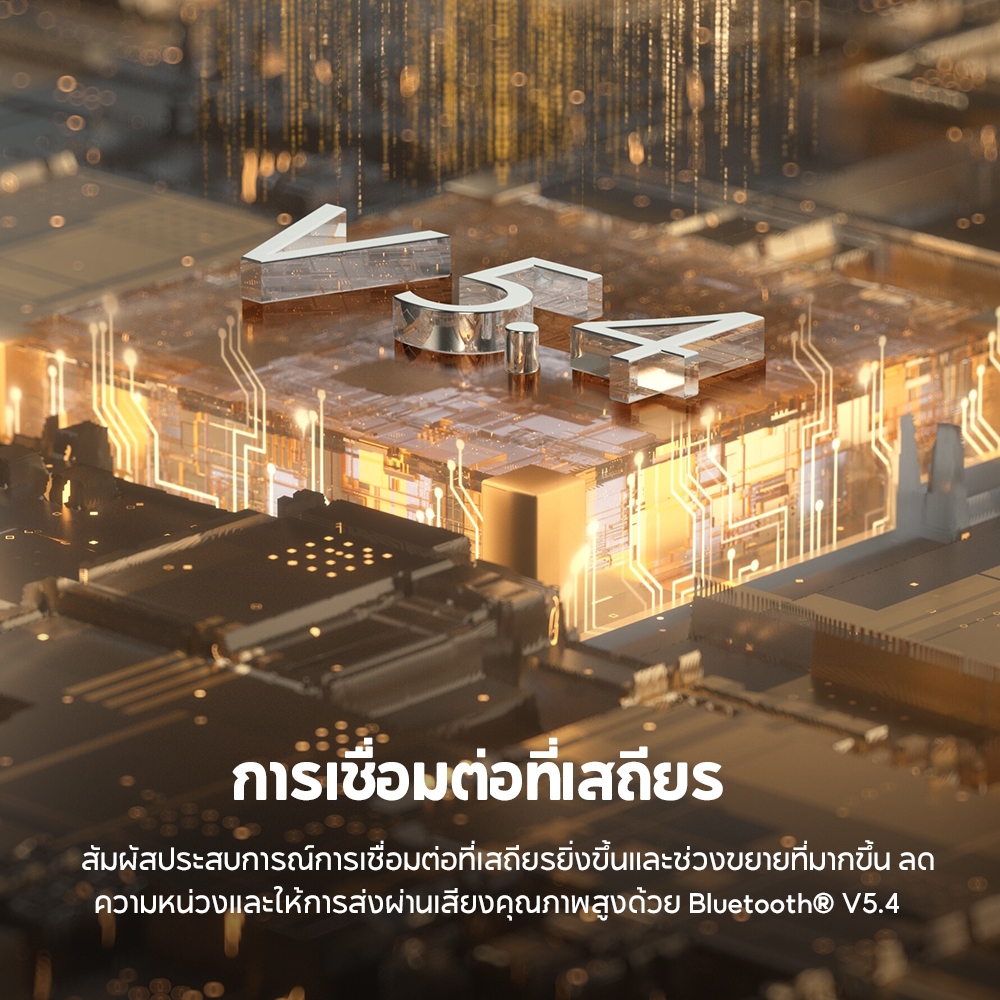 Edifier A6 หูฟังไร้สาย True แบบเปิดหู Bluetooth V5.4 ที่เกี่ยวหูหมุนได้ไมโครโฟนในตัว 2+2 ไมโครโฟน เสียงความละเอียดสูงไร้สาย LDAC/SBC IP55 ราคา ถูกที่สุด ดีลบีเคเค แกลเลอรีภาพที่ 8