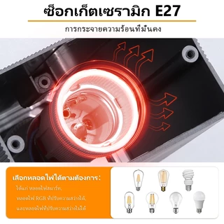 IP66 กันน้ำกลางแจ้ง ติดผนัง LED โคมไฟผนัง ไฟทางเดิน โคมภายนอก ผนัง ของแต่งบ้านติดกําแพง E27 หลอดที่เปลี่ยนได้ ไฟสวน