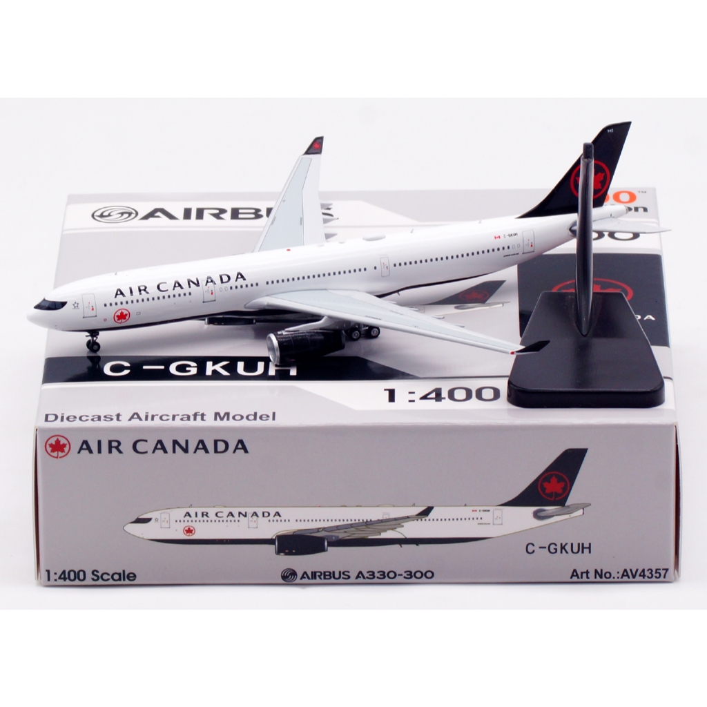 AV4357 Alloy Collectible Plane ของขวัญการบิน 1:400 Air Canada "StarAlliance" Airbus A330-300 Diecast