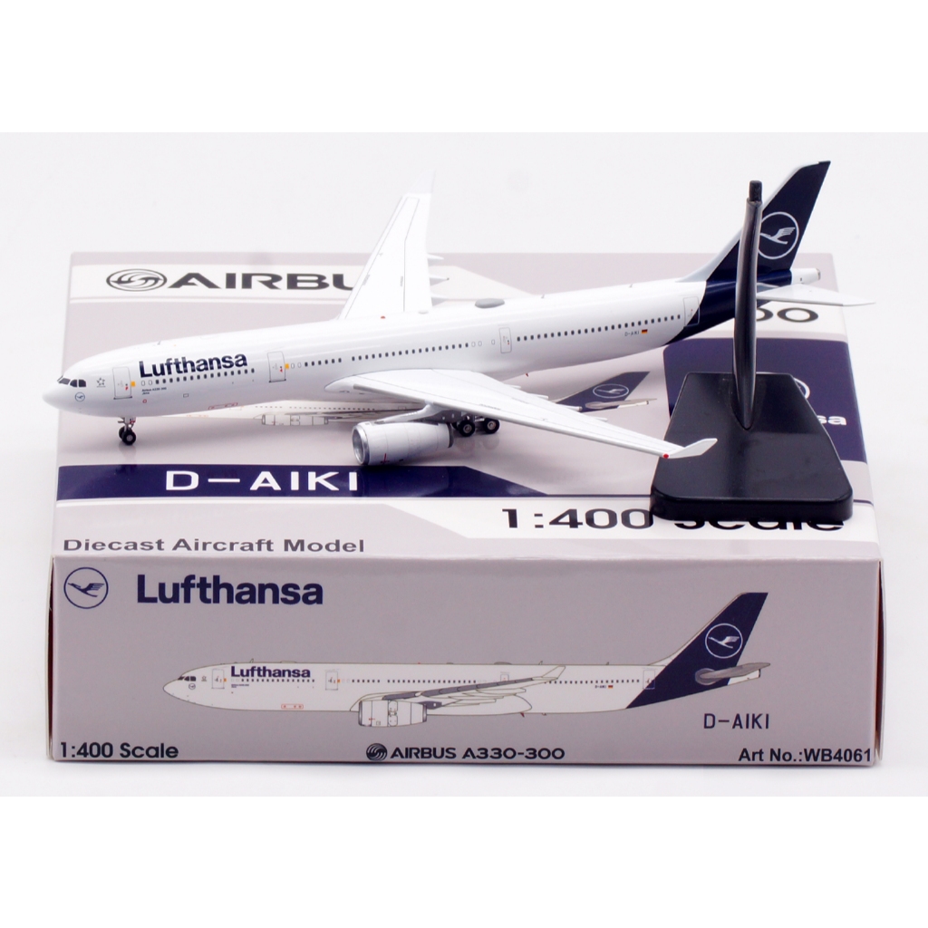 WB4061 Alloy Collectible Plane Gift Aviation 1:400 Luftwaffe "StarAlliance" Airbus A330-300 Diecast 