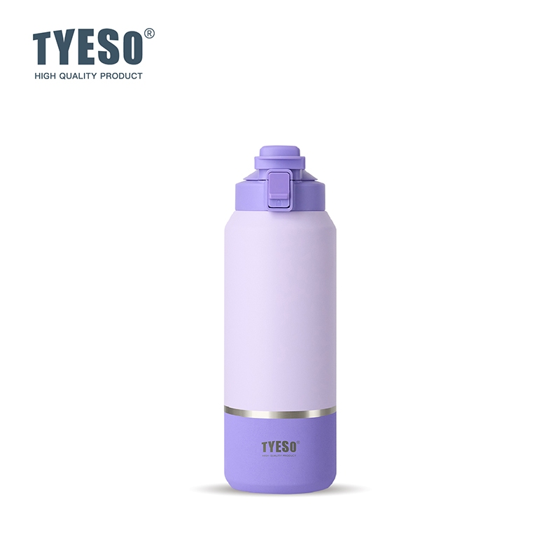 TYESO กระติกเก็บความเย็นสุญญากาศ ขนาดใหญ่ 1200ML / 1500ML / 2000ML สแตนเลส ปากดื่มถอดได้ ทำความสะอาดง่าย สำหรับเครื่องดื่มเย็น เบียร์ น้ำอัดลม และเครื่องดื่มกีฬา