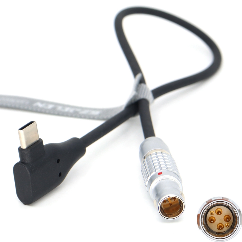 สายไฟสําหรับ DJI Ronin 2 1B 6Pin Male to Type-C สําหรับ DJI focuspro, SDR Transmission, Tilta Nucleu