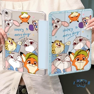 🚚ส่งใน24ชม🚚เคสiPad พับแบบY อะคริลิคใส Zootopia มีที่ใส่ปากกา รองรับ Gen9 Air6 Air7 Pro11 2025 Gen11