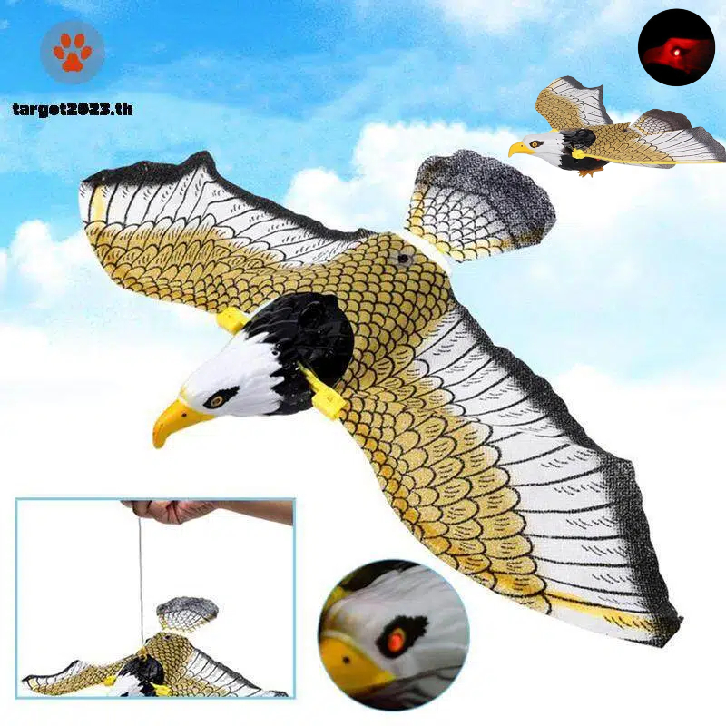 🐾🐾TimeHee Luminous Bird Repellent Eagle พร้อมเพลง Flying Bird Scarer Flying Bird