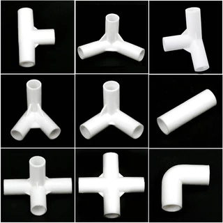 ภายใน 8/12/16 มม.ข้อศอกตรง 4-Way T Connector Multi-angle 3-Way PVC Joint 60/90/120/135 องศา DIY ตู้เสื้อผ้าเต็นท์ Fitting อะแดปเตอร์