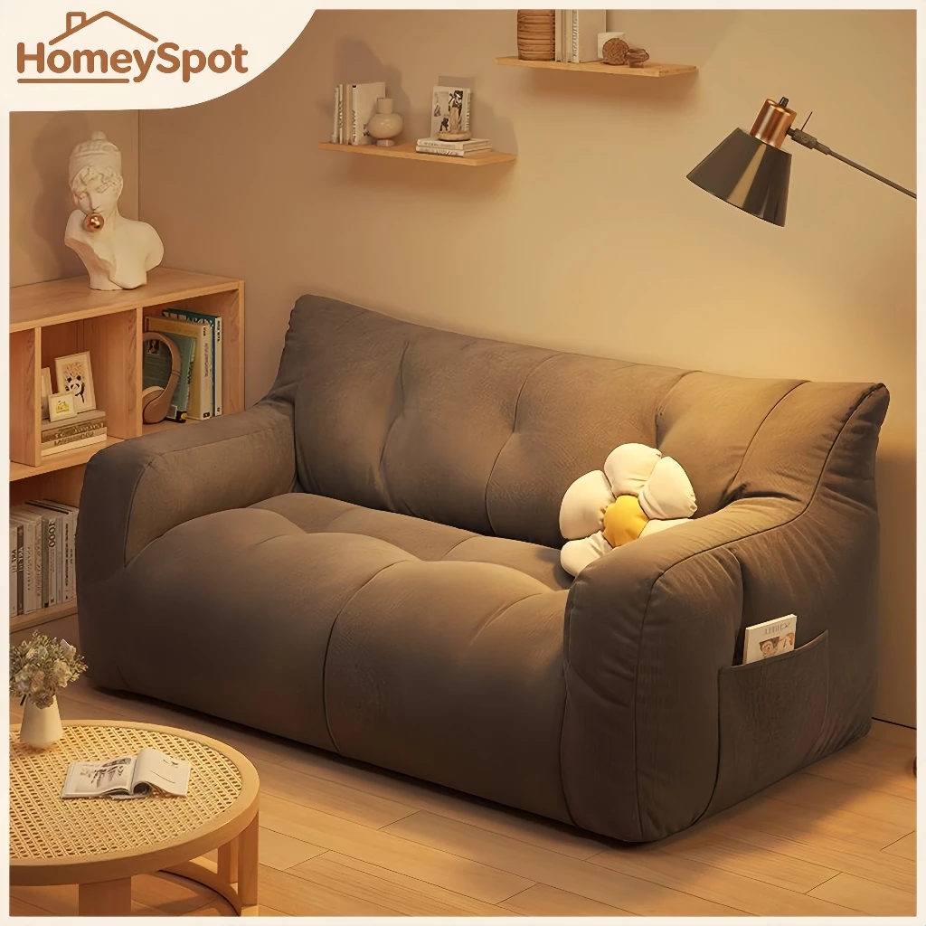 โซฟาบีนแบค Bean Bag เม็ดโฟม ขนาดเดี่ยว/คู่