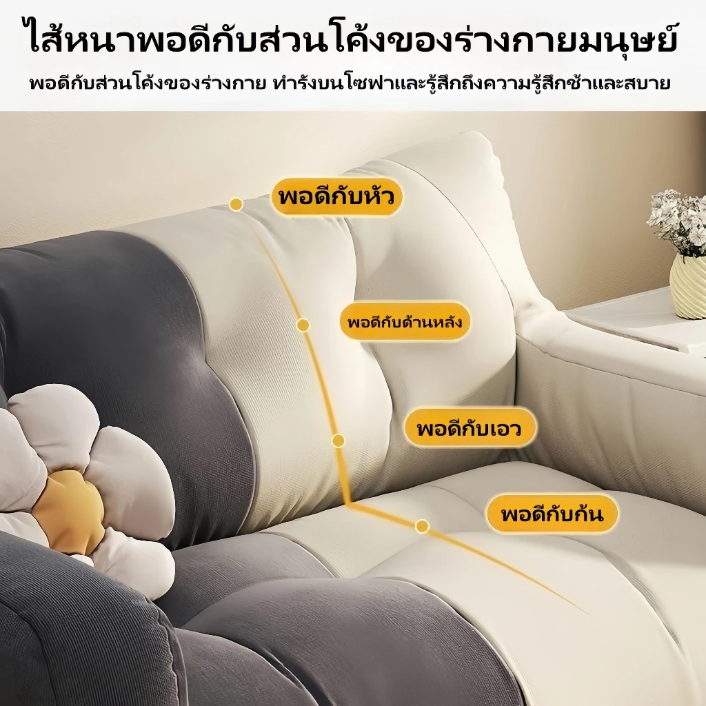 โซฟาบีนแบค Bean Bag เม็ดโฟม ขนาดเดี่ยว/คู่ thumbnail 5