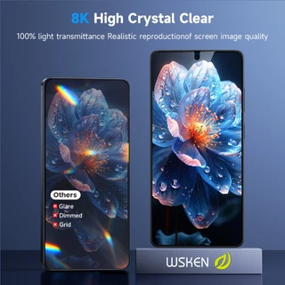 WSKEN สำหรับ S26 Ultra Privacy 25° ฟิล์มกระจกนิรภัย กันรอย ไม่มีฟองอากาศ For Samsung S26Plus/S26 กระจกนิรภัย ฟิม หน้าจอ ปลดล็อกด้วยลายนิ้วมือ รวมกล่องติดตั้ง