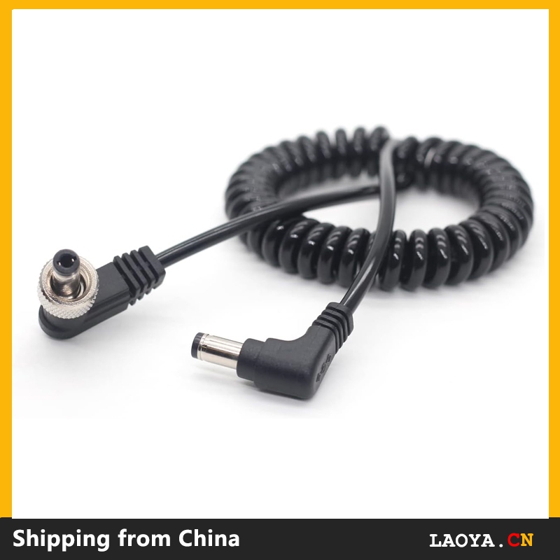 DC2.5 Power Cable,D-Tap to Right Angle DC5.5X2.5mm 12V Power Cable for KiPRO LCD Monitor DSLR Rig Po