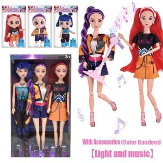 KPop Demon Hunters Saja Boys Rumi พร้อมแสงและดนตรีเคลื่อนย้า…