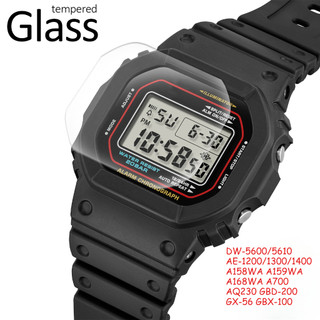 3pcs ป้องกันหน้าจอฟิล์มสําหรับ Casio DW-5600/610 AE-1200/1300/1400 A158WA A159WA A168WA A700 AQ230 GBD-200 GX-56 GBX-100