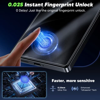 WSKEN ฟิล์มกระจกนิรภัย สำหรับ Samsung S26Ultra S25Ultra Full Screen Protector การป้องกันการตก ป้องกันฝุ่น ไม่มีฟองอากาศ for S24Ultra สัมผัสได้เต็มจอ กระจกกันรอย ฟิล์ม