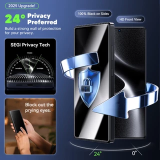WSKEN ฟิล์มกระจกนิรภัย สำหรับ Samsung S26Ultra S25Ultra Full Screen Protector การป้องกันการตก ป้องกันฝุ่น ไม่มีฟองอากาศ for S24Ultra สัมผัสได้เต็มจอ กระจกกันรอย ฟิล์ม