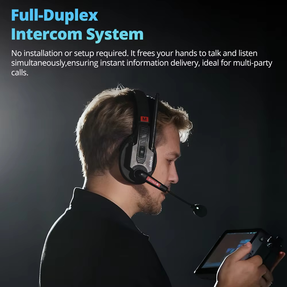 Godox SKYTALK AIR Wireless Intercom 2.4G Full Duplex 500m รูปที่ 2