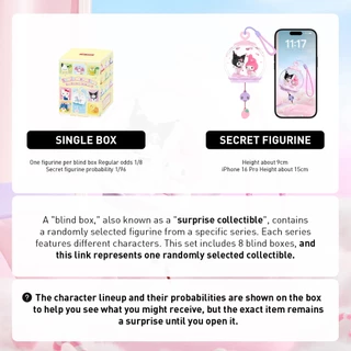 POP MART Sanrio characters Sweet Dream Bubble House Series Scene Sets Blind Box Action Toys Figure Birthday Gift Kid Toy