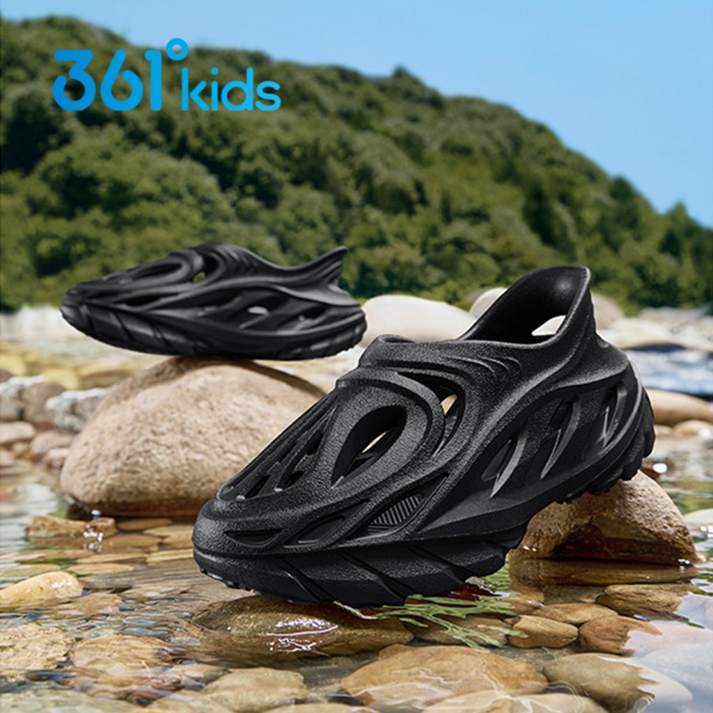 รองเท้าแตะเด็กชายและหญิง สไตล์ปลาค็อด หลากสี เหมาะสำหรับชายหาดและทนทานต่อแสงแดด