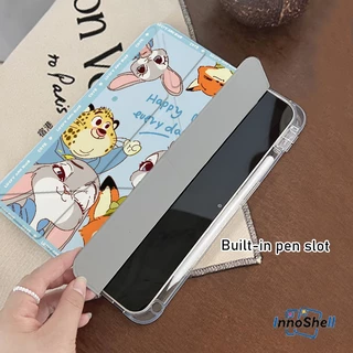 🚚ส่งใน24ชม🚚เคสiPad พับแบบY อะคริลิคใส Zootopia มีที่ใส่ปากกา รองรับ Gen9 Air6 Air7 Pro11 2025 Gen11