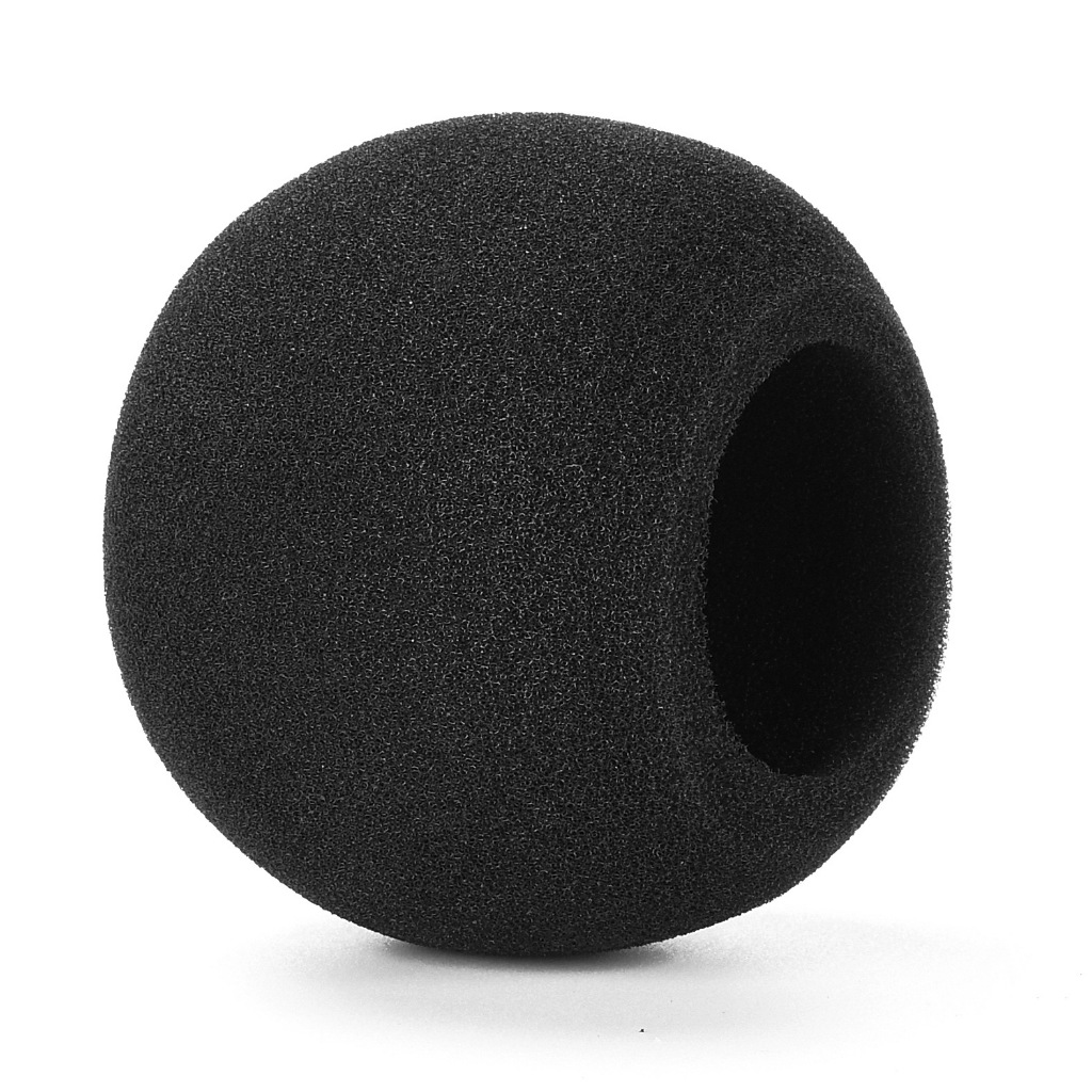 SM58 กระจก, Mic โฟมสําหรับ Shure SM58 SM48 Vocal ไมโครโฟน Pop Filter, สีดําเสียงรบกวน Windsock ฝาครอ