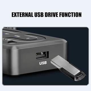 อะแดปเตอร์รับสัญญาณเสียงบลูทูธ 6.0 ผ่าน USB 2026 แบบไร้สายสเตอริโอ 3.5 มม. AUX RCA สําหรับแอมป์ลําโพงในรถ