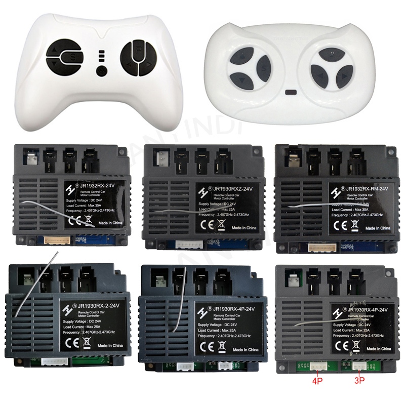 JR1932RX-24V/JR1930RX 24 โวลต์รีโมทคอนโทรลสําหรับเด็กนั่งของเล่นเครื่องส่งสัญญาณและควบคุมกล่องอุปกรณ์เสริมล้อ 24 โวลต์เด็กเปลี่ยนรถ