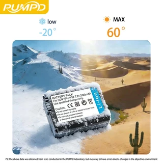 PUMPD NP-FW50 แบตเตอรี่กล้องเหมาะสําหรับ Sony A6400 A6300 zve10 A6000 nex5t nex7 กล้อง charger